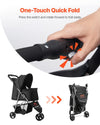 Foldable Multi-Pet Stroller