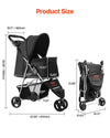 Foldable Multi-Pet Stroller