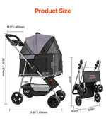 VEVOR Detachable Pet Stroller