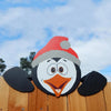 Christmas Fence Decorative Faces
