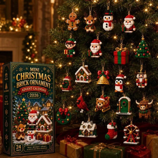 Christmas Brick Ornament Advent Calendar
