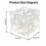 Jumbo Transparent Cheese Stress Relief Squishy