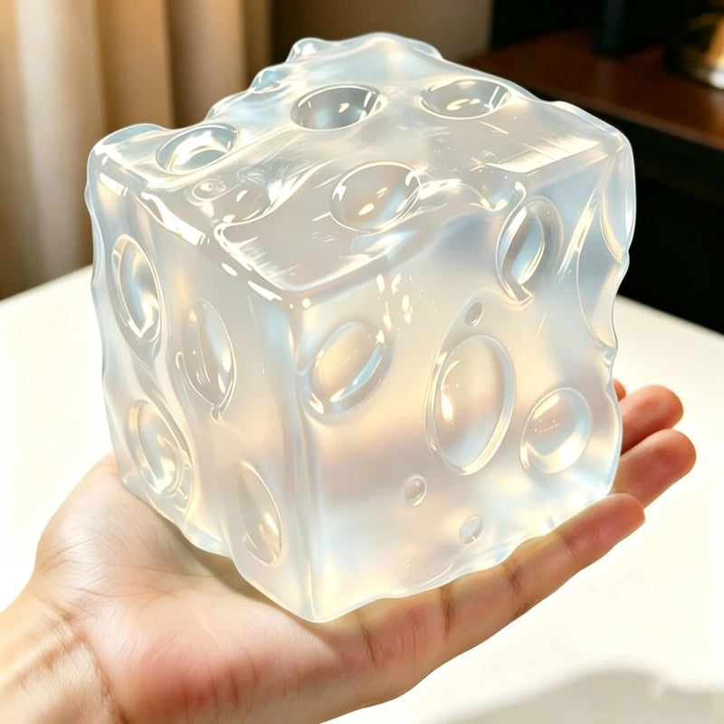 Jumbo Transparent Cheese Stress Relief Squishy