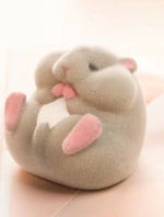 Flocking Hamster Taba Squishy Toy