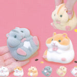 Flocking Hamster Taba Squishy Toy