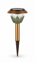 Solar-Powered Garden Light in Recycled Steel