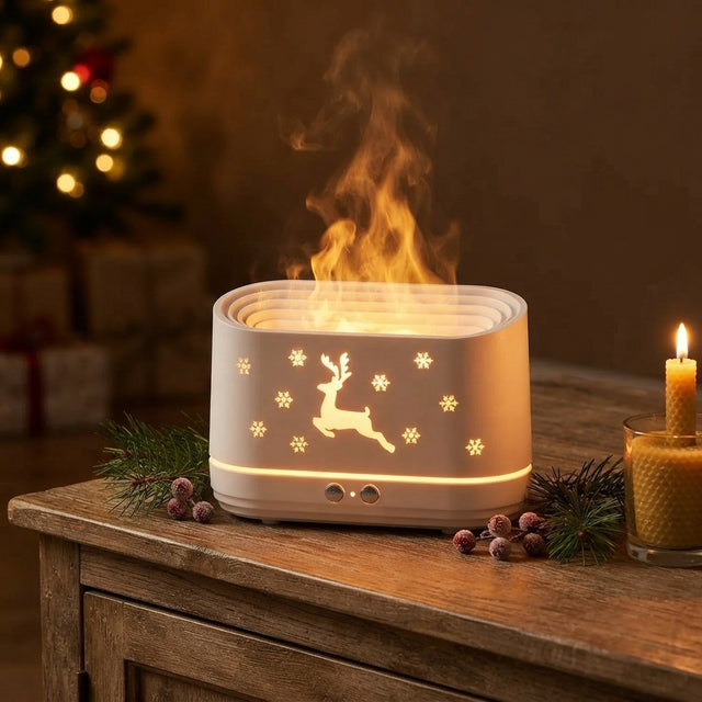 Christmas Flame Humidifying Diffuser