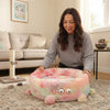 Monster Eye Fuzzy Pet Bed
